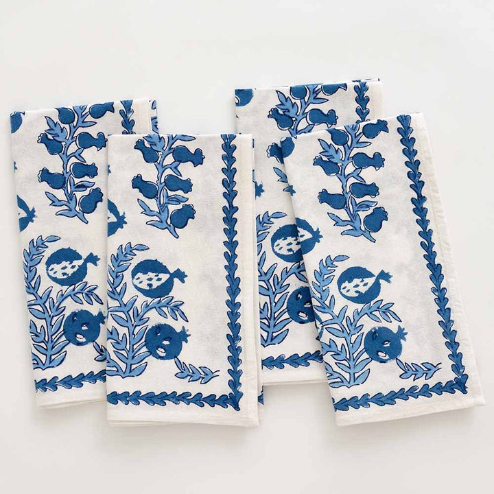 Pomegranate Inc. Pom Bells Wedgewood Napkin (Set of 4)