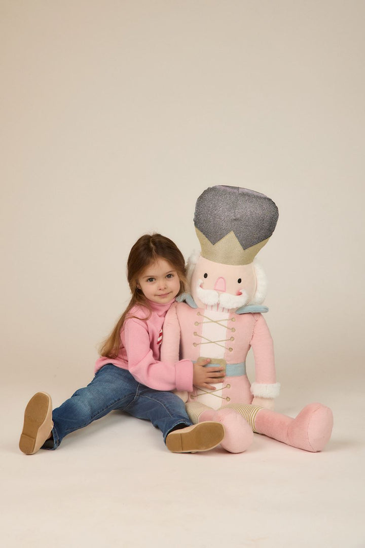 Mud Pie Pink Candy Cane Rollneck Sweater