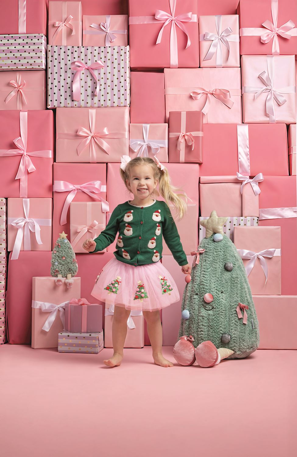 Mud Pie Pink Christmas Tree TuTu