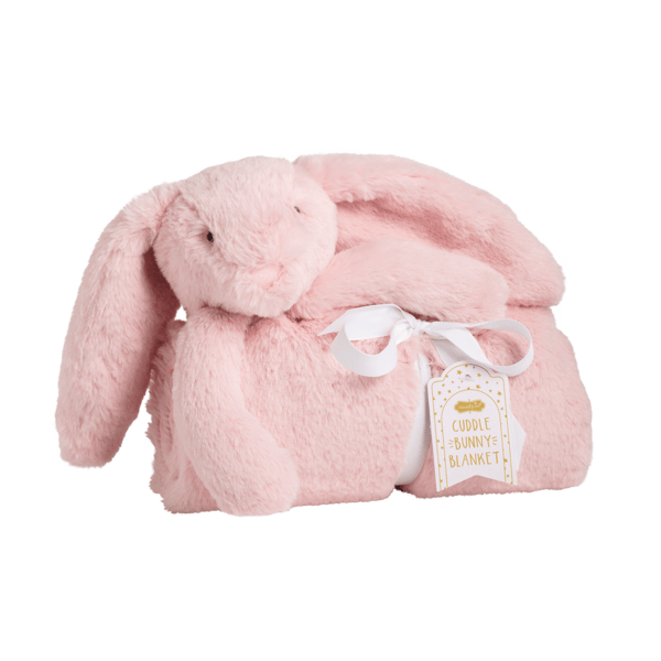 Mud Pie Pink Plush Blanket