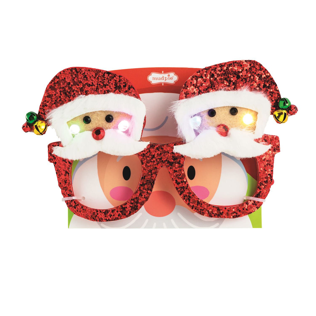 Mud Pie LED Santa Glasses