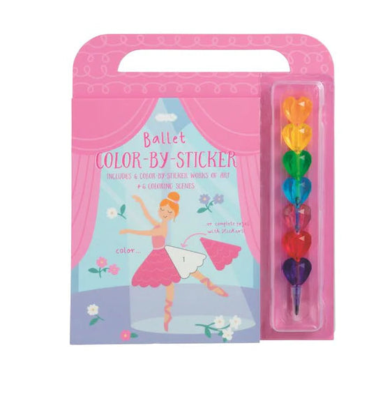 Mud Pie Color By Sticker Book Ballet