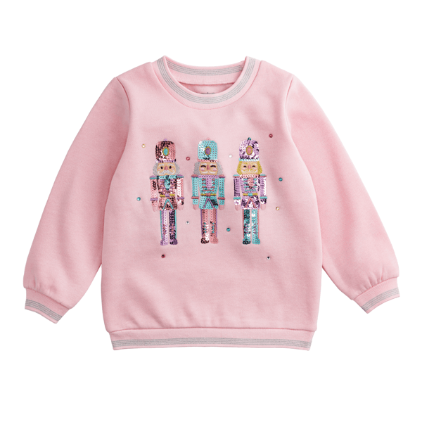 Mud Pie-Sequin Nutcracker Sweatershirt