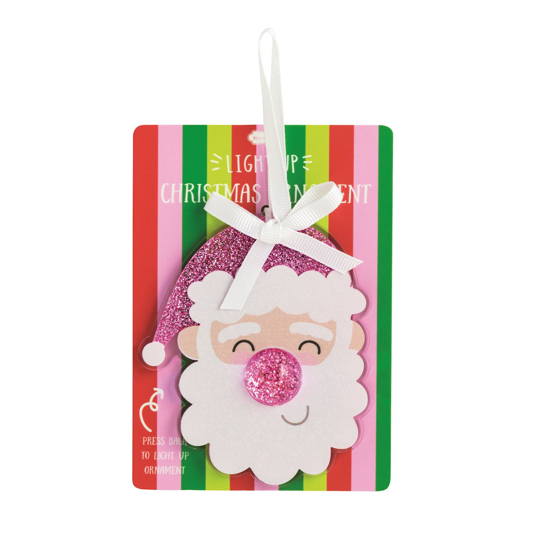 Mud Pie Santa LED Acrylic Ornament