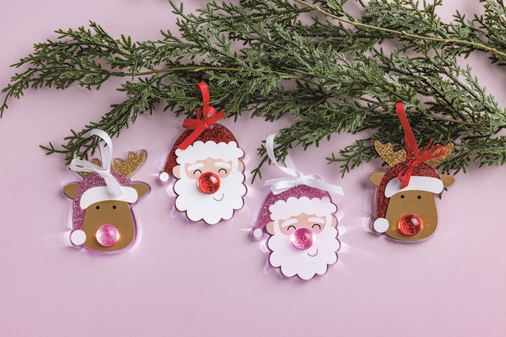 Mud Pie Santa LED Acrylic Ornament