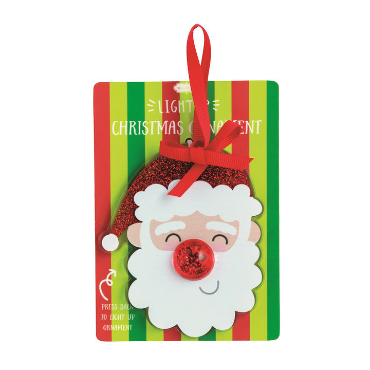 Mud Pie Santa LED Acrylic Ornament
