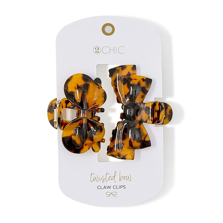 Two's Company Tortoise Claw Clip Set/2