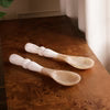 Beatriz Ball Resin Alabaster Salad Servers