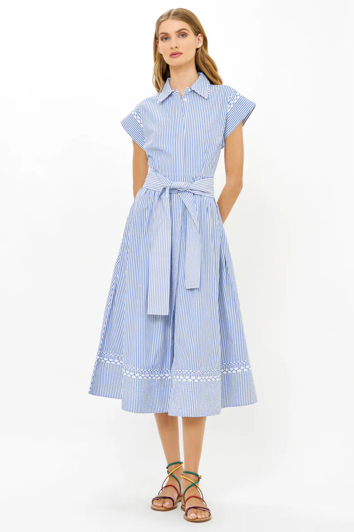 Oliphant Belted Shirt Dress