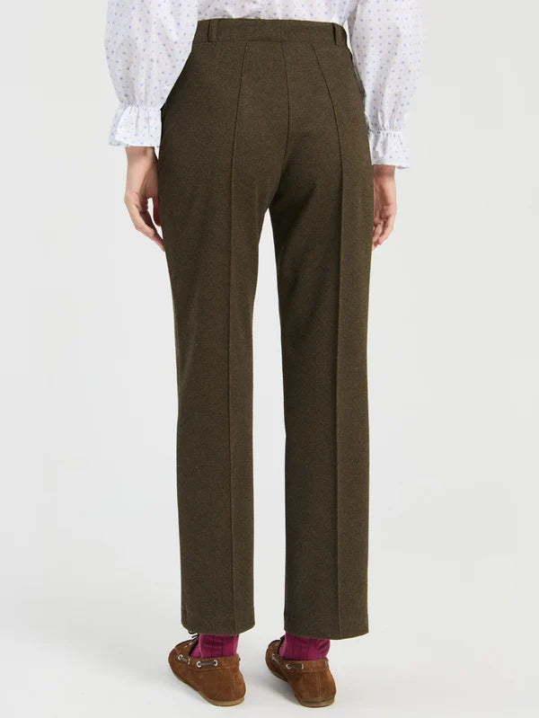 Vilagallo Green Flannel Trousers