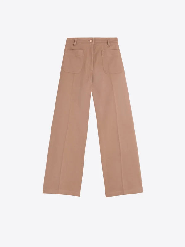 Vilagallo Beige Twill Trouser