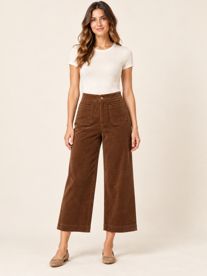 Jodifl Brown Corduroy Pants