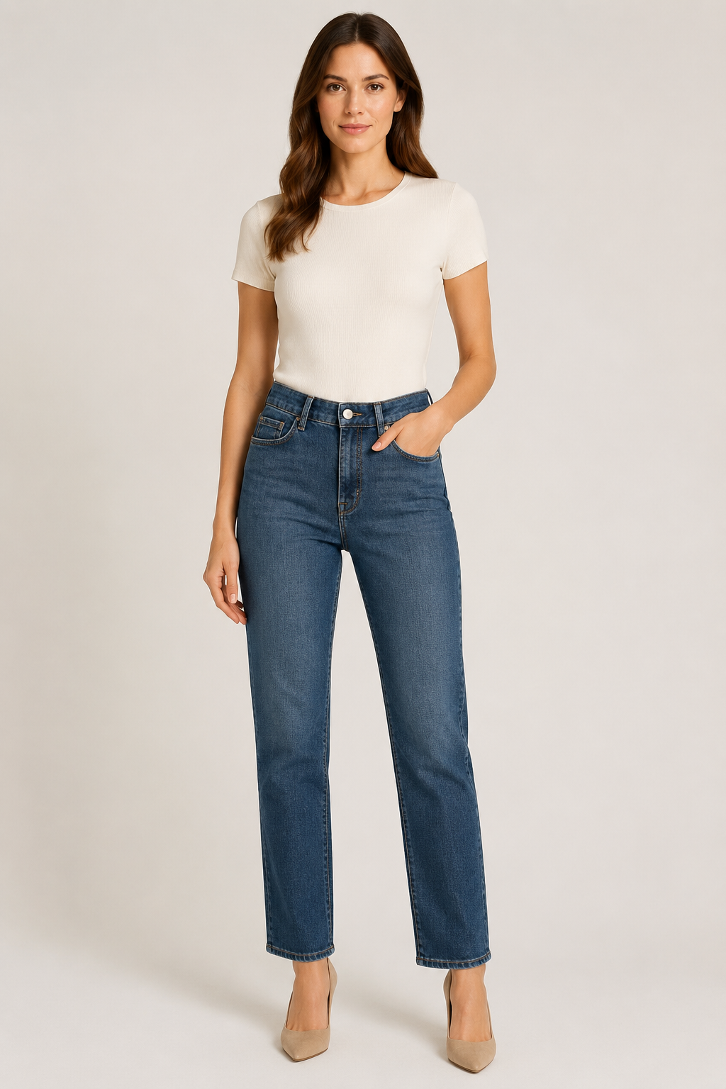 Elliott Lauren Straight Leg Jeans