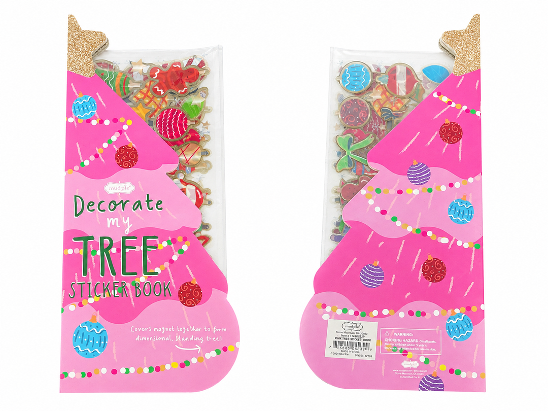 Mud Pie- Decorate Tree Sticker Book Pink
