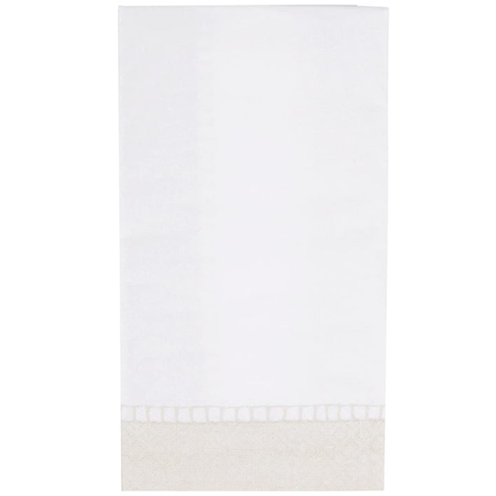 Caspari -  Guest Towel Linen Natural