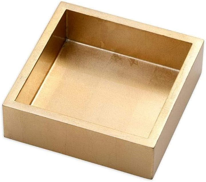 Caspari Gold Lacquer Cocktail Napkin Holder