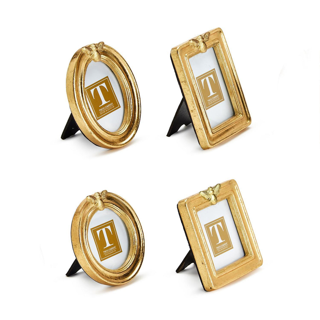 Two's Company- Golden Bee Photo Frame
