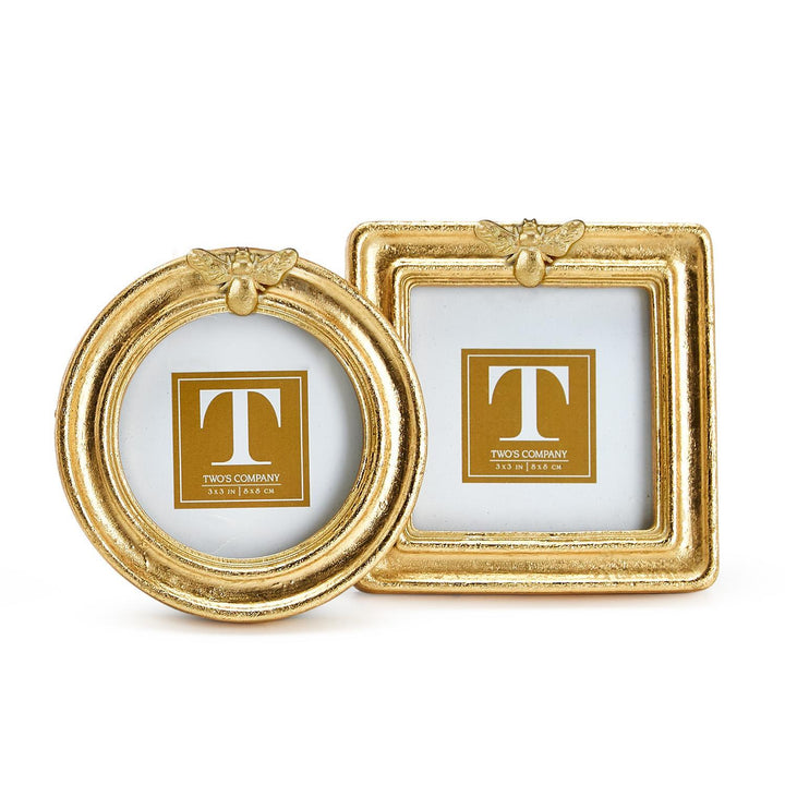 Two's Company- Golden Bee Photo Frame