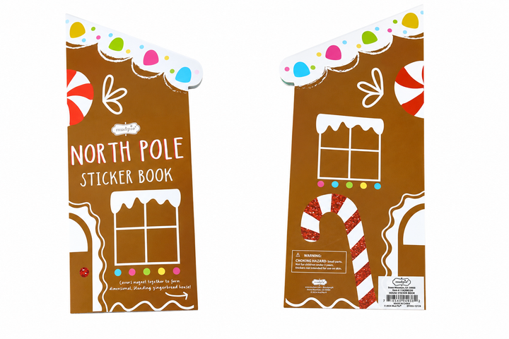 Mud Pie- Christmas Gingerbread House Sticker Book