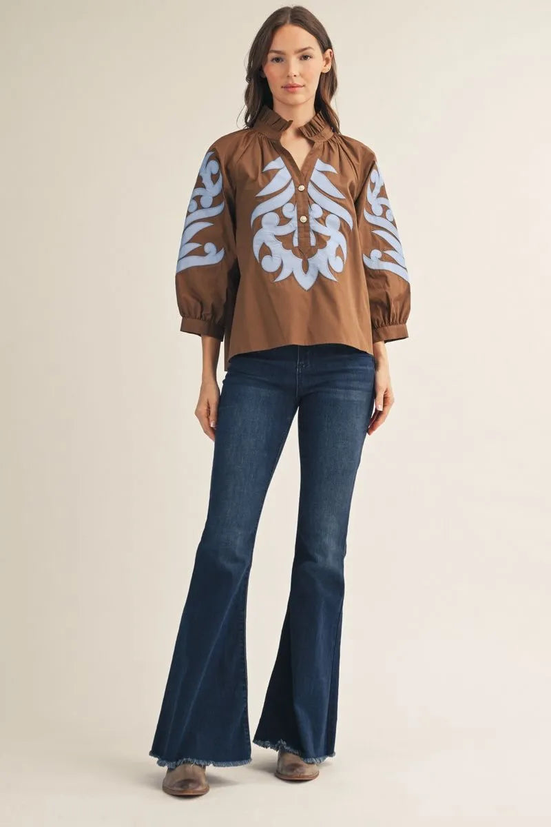 Jodifl Top Brown
