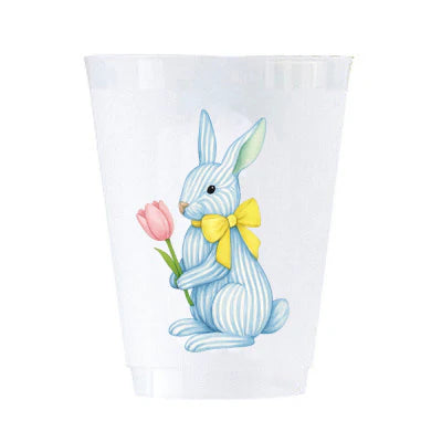 WH Hostess Striped Bunny Shatterproof Cups (8)