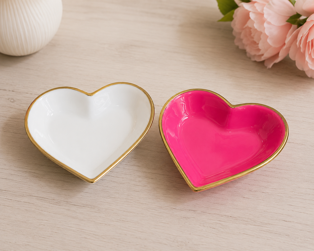 India Handicraft- Heart Dish