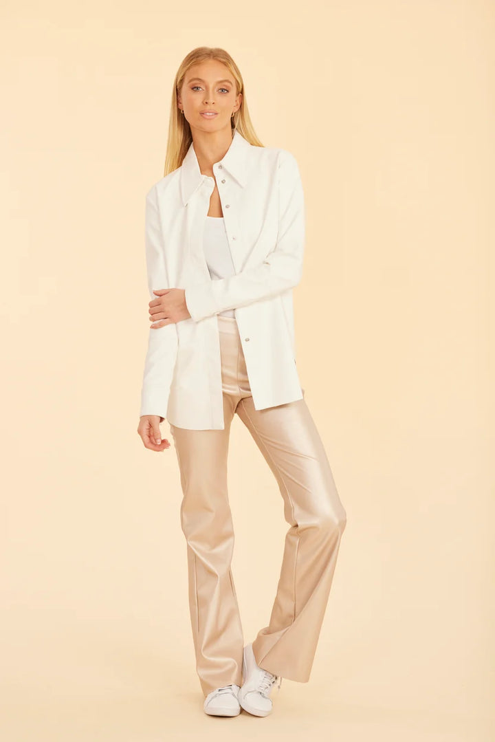 Dolce Cabo-Vegan Leather Shirt