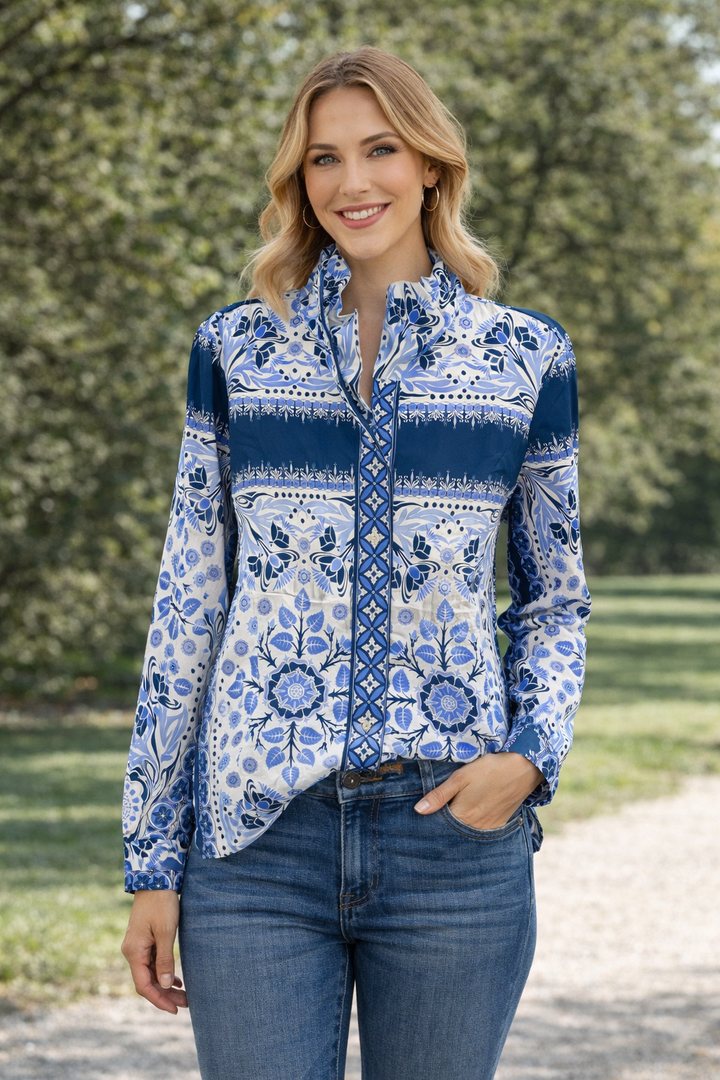 Patty Kim- Elizabeth Blouse 26”