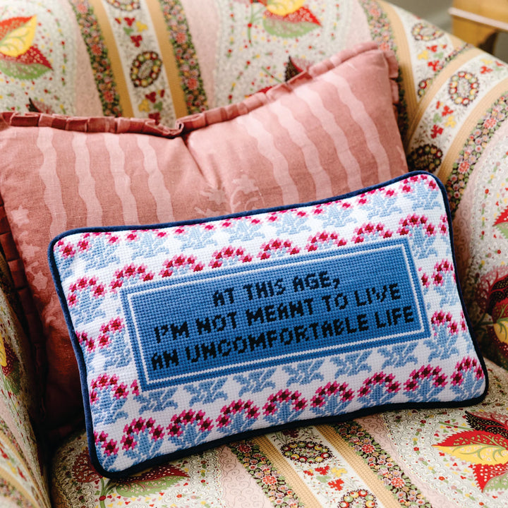 Furbish Needlepoint Pillow