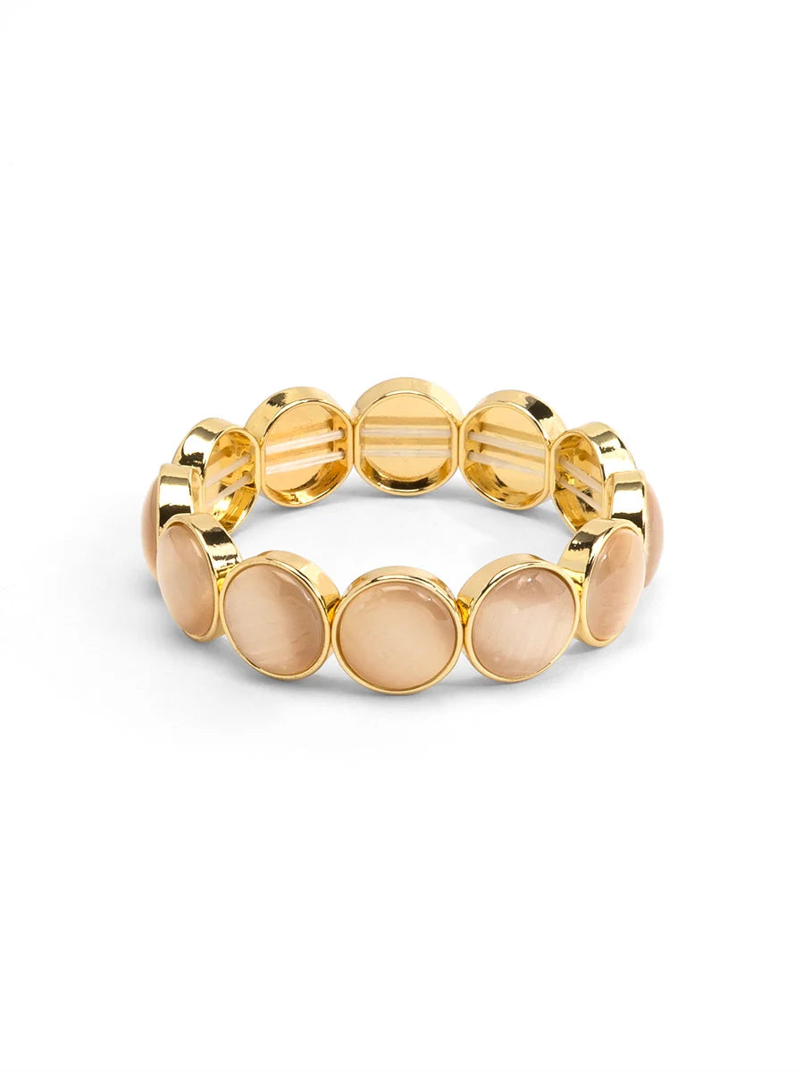 Zenzii Cat Eye Large Stretch Bracelet