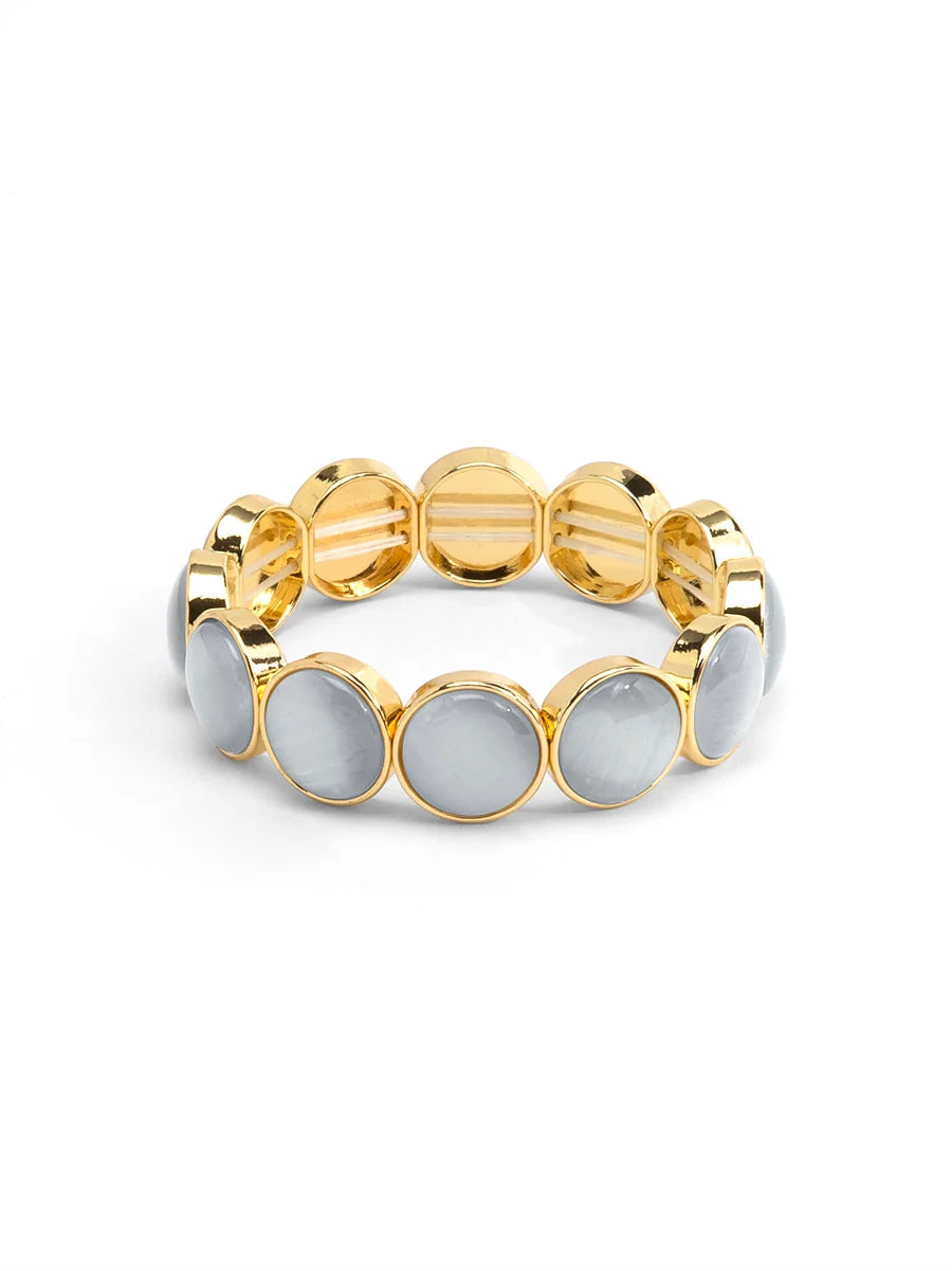 Zenzii Cat Eye Large Stretch Bracelet