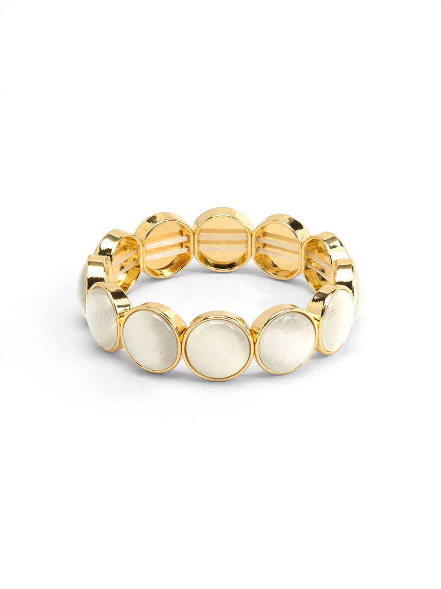 Zenzii Cat Eye Large Stretch Bracelet