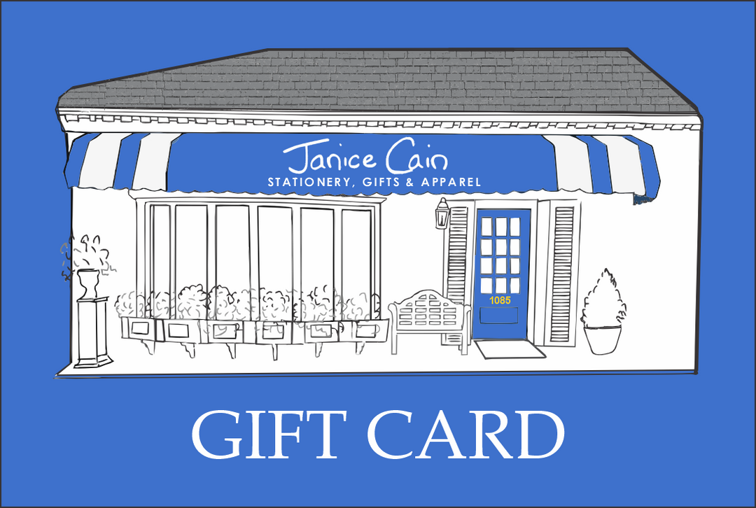 Janice Cain Stationery, Gifts & Apparel Gift Card