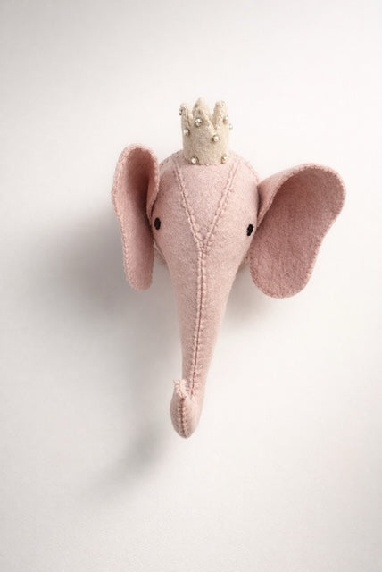 Mud Pie Felt Elephant Head