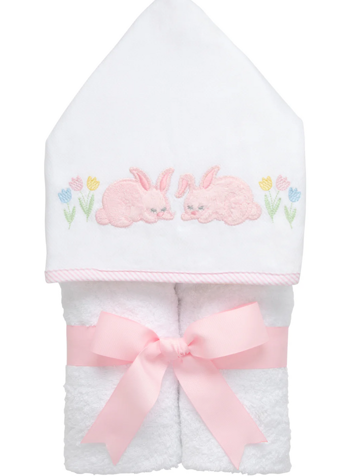 3 Marthas Hooded Towel Pink