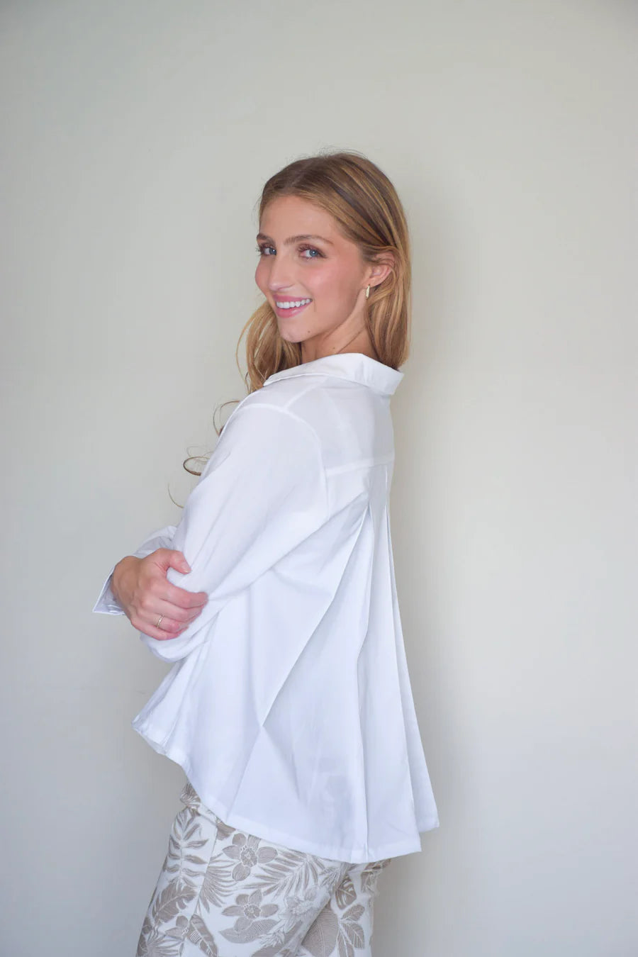 Lisette L Pleat Back Top