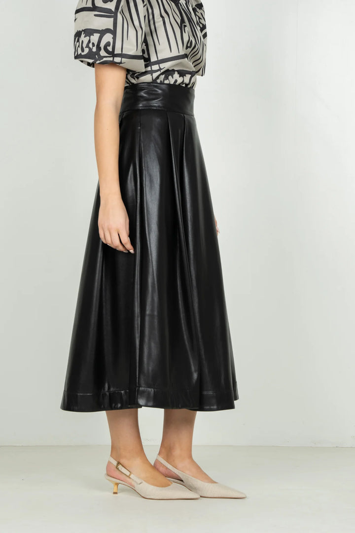Emily McCarthy Dotty Skirt- Black