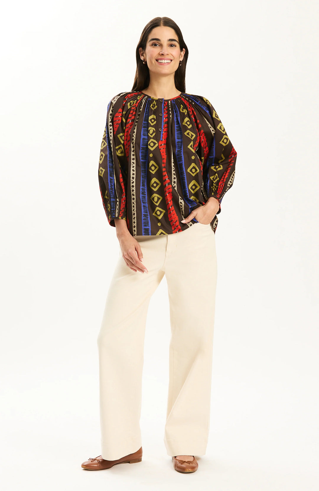 Tyler Boe Sarah Rails Stripe Top