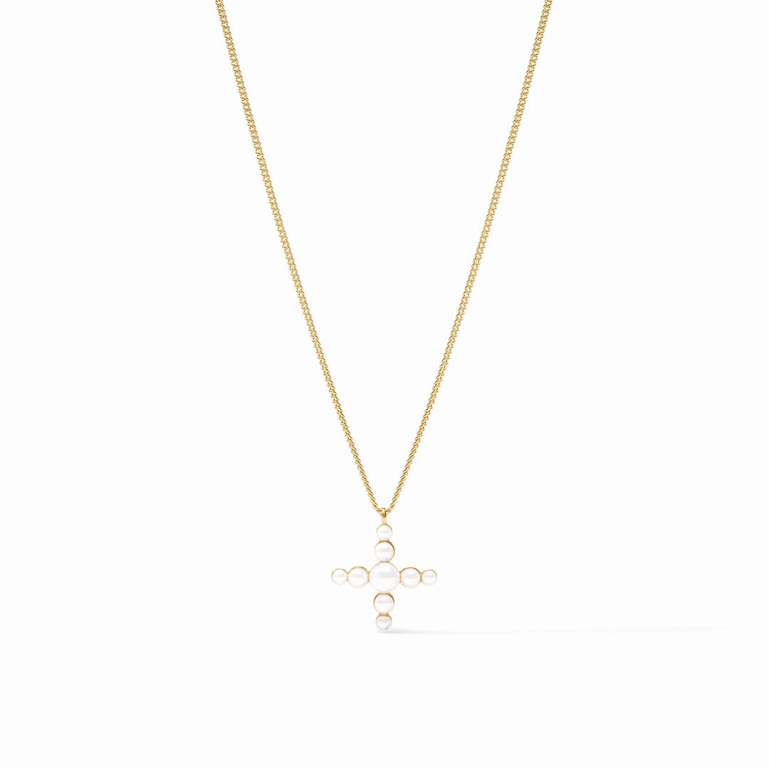Julie Vos Gumdrop Delicate Necklace Pearl