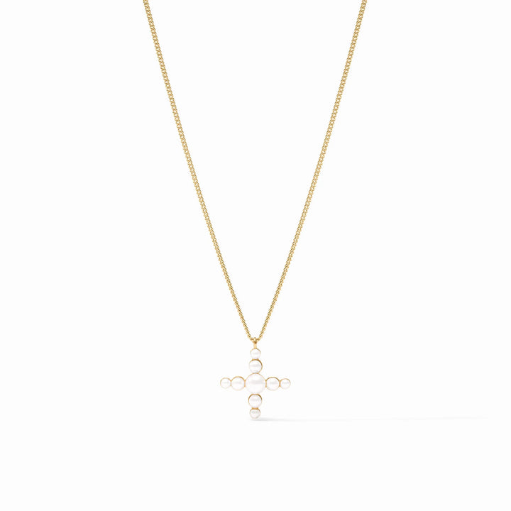 Julie Vos Gumdrop Delicate Necklace Pearl