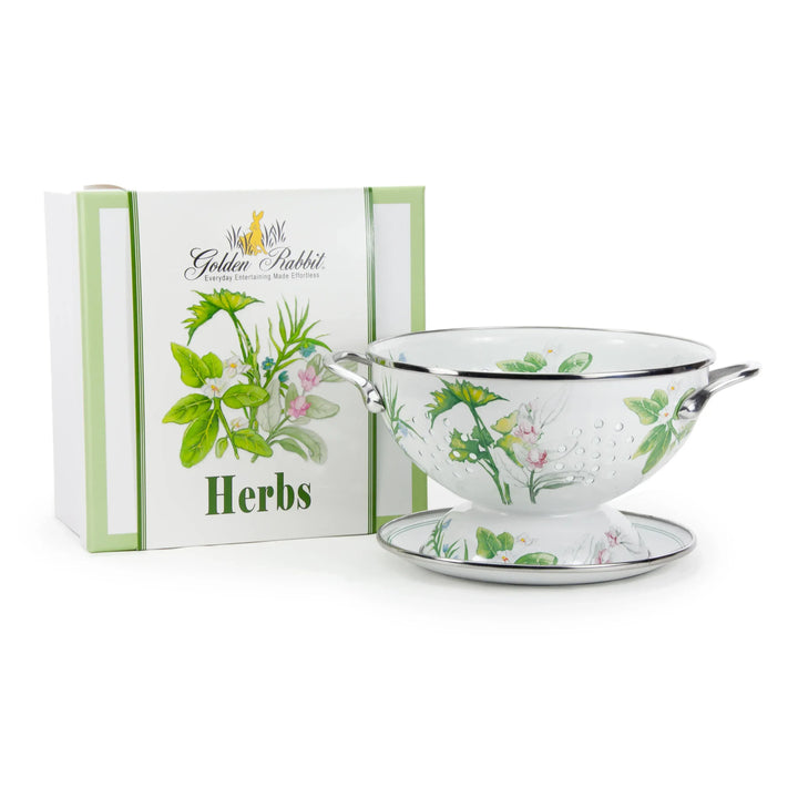 Golden Rabbit Colander Set Herbs
