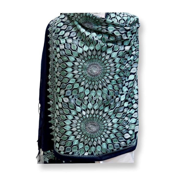 David Jeffery Outerwear Mukhi Design Shawl