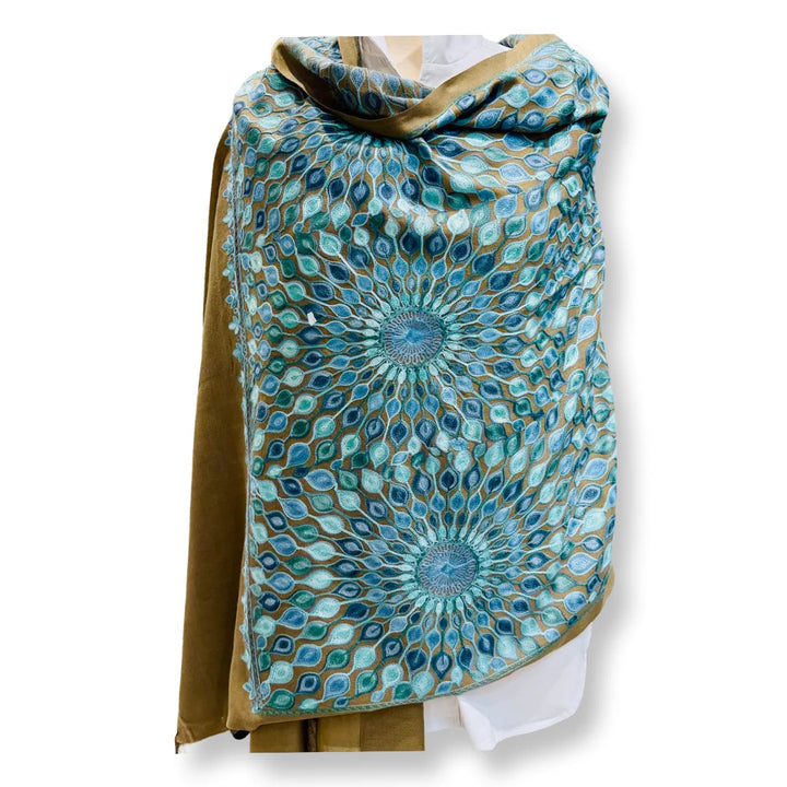 David Jeffery Outerwear Mukhi Design Shawl