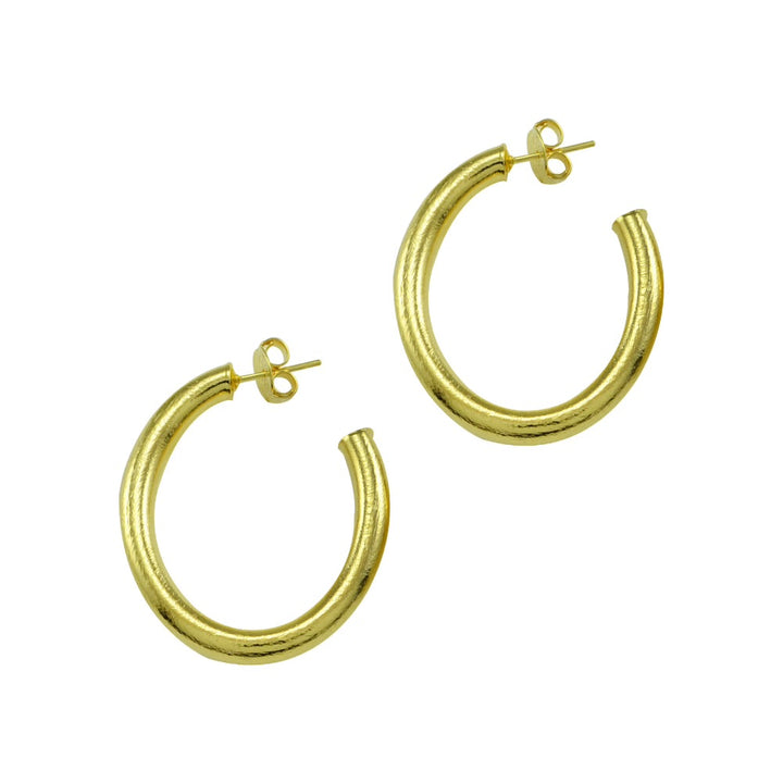 Betty Carre- Ariel Oval Hoops Gold