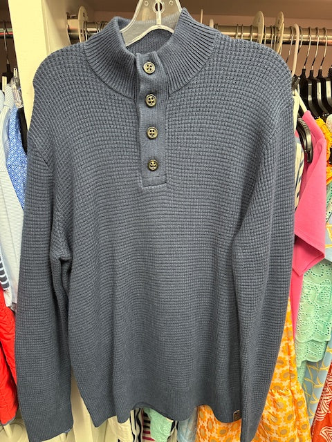 Southern Tide men's 1/4 button sweater
