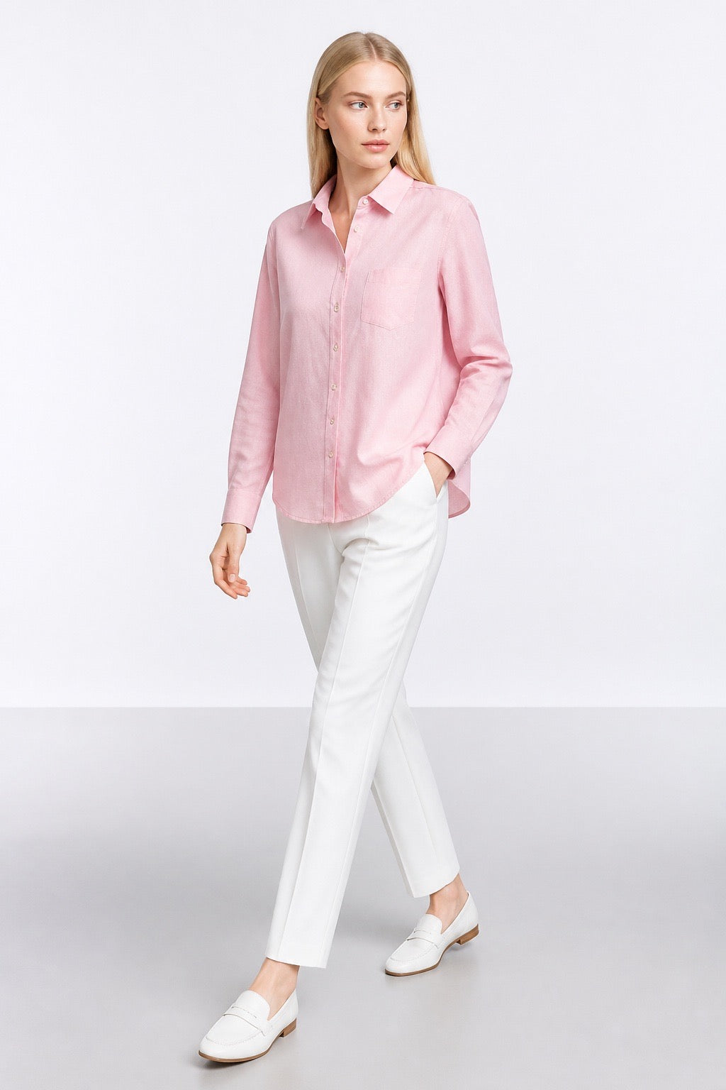 Foxcroft- Boyfriend Shirt.