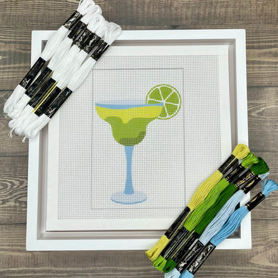 Blue Poppy-Margarita Needlepoint