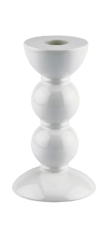 Addison Ross 14cm Bobbin White Candle Stick