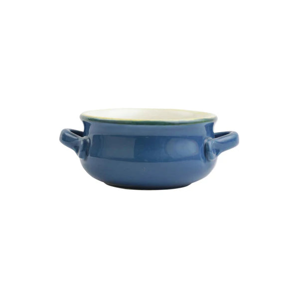 Vietri- Italian Small Handled Round Baker