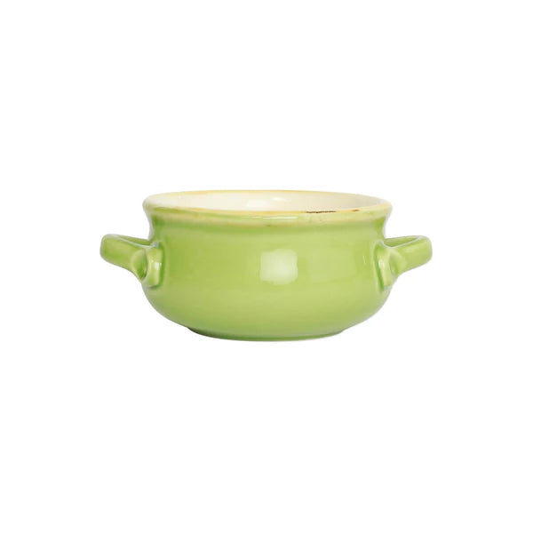 Vietri- Italian Small Handled Round Baker